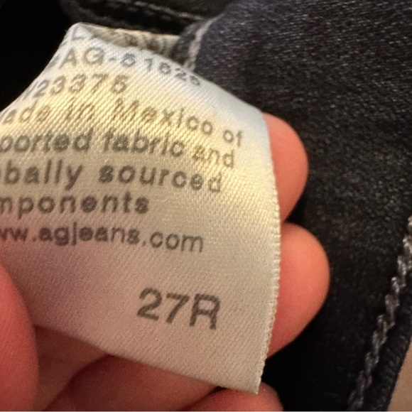 AG Adriano Goldschmied Farrah Indigo High-Rise Ankle Skinny Jeans Womens Size 27 - Picture 10 of 10